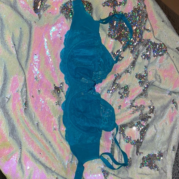Blue/teal Panache Andorra bra 28G UK - Picture 1 of 6